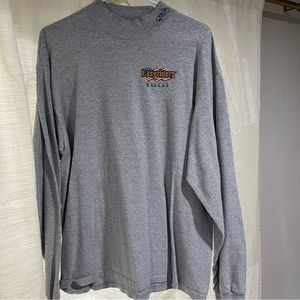 EasyRiders Dallas Motorcycle Long Sleeve Half Turtle Neck - L